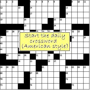 Daily Crossword Puzzles on Wordlords Daily Crossword Puzzle  American Style